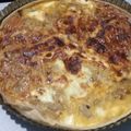 El cooksnap de Norma Chociana cuando hizo Tarta de cebolla y roquefort.