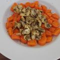 El cooksnap de Andreita cuando hizo Ensalada tibia de setas y zanahoria (Menú Vegano).