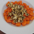 El cooksnap de Andreita cuando hizo Ensalada tibia de setas y zanahoria (Menú Vegano).