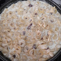 El cooksnap de Alina Gabriela cuando hizo Tortellini de carne a la crema con jamón y Parmesano.