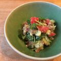 Mahina's cooksnap of when they made Avocado salad in an avocado!.