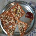 Kim gaur's cooksnap of when they made Bread pizza.