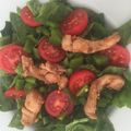 El cooksnap de mis-cocteles cuando hizo Ensalada de espinacas.