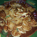 El cooksnap de Carolina Gracia cuando hizo Palmeritas.
