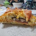 El cooksnap de Viviana Forneris cuando hizo Lomo pizza 😋😋😋.
