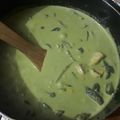 El cooksnap de Mildred Bonifaz cuando hizo Pollo en crema con chile poblano y maíz.