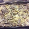 El cooksnap de Gaby Yaz cuando hizo Spaguetti con champiñones.