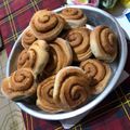 El cooksnap de Valeria Malavolta cuando hizo Rolls de Canela o Cinnamon buns.