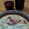 El cooksnap de Tatiwasp cuando hizo Tarta de choclo con masa integral con remolachas.