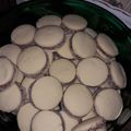El cooksnap de Patricia Araujo cuando hizo Alfajores de maicena.