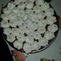 El cooksnap de Georgina Padilla cuando hizo Torta Brownie con dulce de leche y merengue italiano.