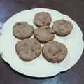 El cooksnap de Andrea Barberén cuando hizo Cookies de chocolate y mantequilla de maní SIN TACC.