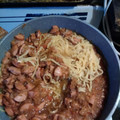 El cooksnap de romina2208@gmail.com cuando hizo Salsa de pancho con fideos tirabuzones a la manteca 😍.