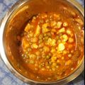 Ganga garg का कुकस्नैप जब उन्होंने मटर पनीर की सब्जी(MATAR PANEER RECIPE IN HINDI) बनाया था।