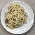 Cooksnap dari bunga untuk resep Spaghetti Carbonara
