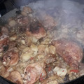 El cooksnap de ivanurdangarin cuando hizo Pollo al Disco a leña.