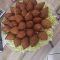 صورة من Aws Essam، شاركها بعد تجربة وصفة الكبه المقليه بدون ماكينه وبلا لحمة بالعجينه