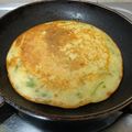Bina Samir Telivala's cooksnap of when they made Moong dal chilla.