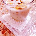 Dimple's cooksnap of when they made Kesri sabudana kheer.