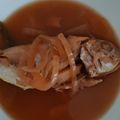 Cooksnap Dapur Biru semasa beliau membuat Singgang Budu.