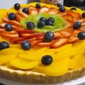 El cooksnap de Lucrecia Reyes Moreira cuando hizo Tarta de frutas con crema pastelera SIN GLUTEN.