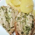 El cooksnap de Merche MR cuando hizo Dorada y caballa con patatas al horno.