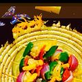 Areeba Muhammed's cooksnap of when they made Shashlik sticks.