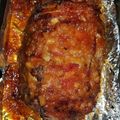 Candace Jackson's cooksnap of when they made Hawaiian Meatloaf.