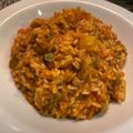 El cooksnap de Anna Macan cuando hizo Guiso de arroz con carne molida.