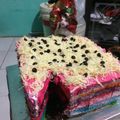Cooksnap dari Rosa Cindi untuk resep Rainbow cake kukus super lembut