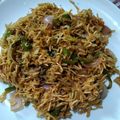 Resham Kaur का कुकस्नैप जब उन्होंने ऑयल फ्री हक्का नूडल्स (Oil free hakka noodles recipe in hindi) बनाया था।