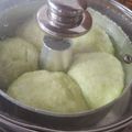 Cooksnap dari Nora Sari untuk resep Roti Kukus Pandan