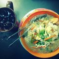 Cooksnap Atiqah Ahmad semasa beliau membuat Kuew tiow kungfu.