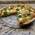 El cooksnap de adriana pereira cuando hizo Tarta de brócoli con masa de avena 🥦.
