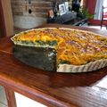 El cooksnap de Anahi Presa cuando hizo Tarta de espinaca, calabaza y queso gratinado. 🥧.