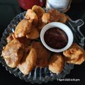 Fakhra Rubab's cooksnap of when they made Aloo ke pakoray.
