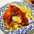 El cooksnap de Maríama cuando hizo Bacalao con tomate.