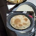El cooksnap de Camila Maneiro cuando hizo Torta de pollo.