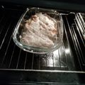 El cooksnap de Addriana Elena Atergar cuando hizo Huevos con bechamel.