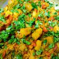 Umme Ahmad's cooksnap of when they made Carrots, Peas & Potatoes Bhujiya.