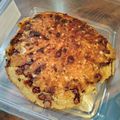 Chef Mommy Nessa's cooksnap of when they made chocolate chip pancakes.