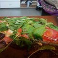 El cooksnap de Lore Fernandez cuando hizo Pizza de rúcula.