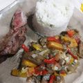 El cooksnap de Ana cuando hizo Arroz blanco con verduras.