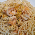 El cooksnap de Mayra cuando hizo Espaguetis con gambas y mejillones.