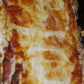 El cooksnap de Nilse Girett cuando hizo Lasaña de Pollo, jamón y queso.