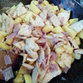 El cooksnap de roset cuando hizo Pollo a la hawuaiana.