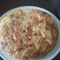 El cooksnap de Raúl Martínez cuando hizo Tortilla de berenjena y champiñones.