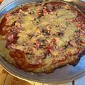 El cooksnap de Fabian Corrales Vindas cuando hizo Pizza Keto (Base de Coliflor).