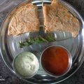 Urmila Agarwal का कुकस्नैप जब उन्होंने ट्राई कलर नीर डोसा (Tricolour neer dosa recipe in Hindi) बनाया था।