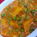 Chef Tripti Saxena's cooksnap of when they made Dhaaba Style Matar Paneer.